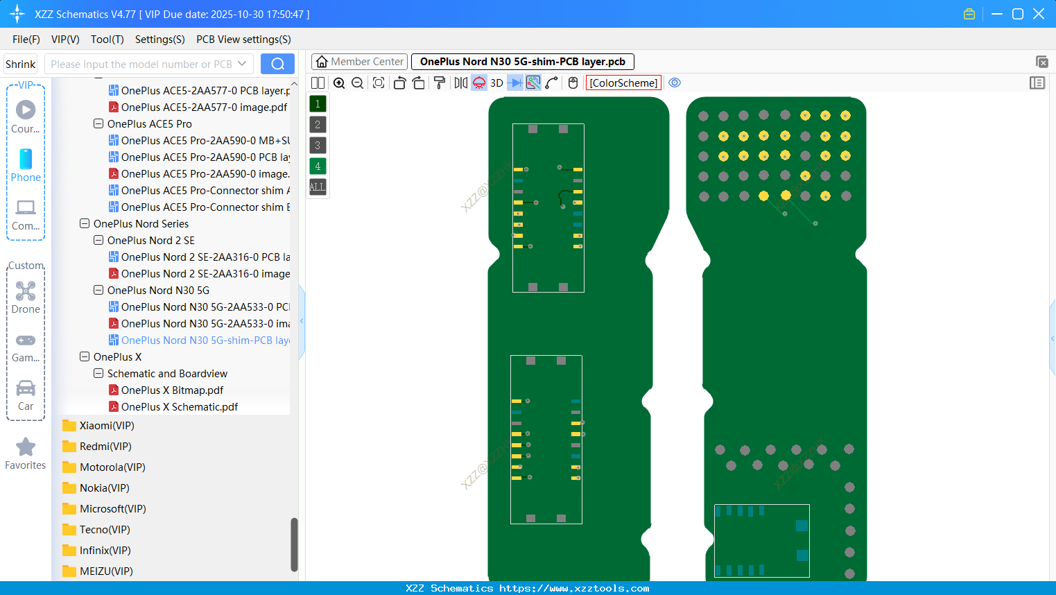 OnePlus Nord N30 5G-shim-PCB Layer